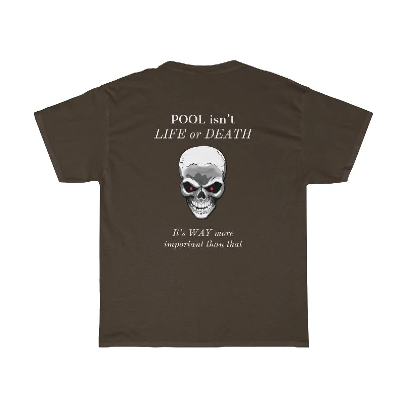 "Life or Death" Unisex Heavy Cotton Tee Front Pockets Side Pockets Patch Pockets