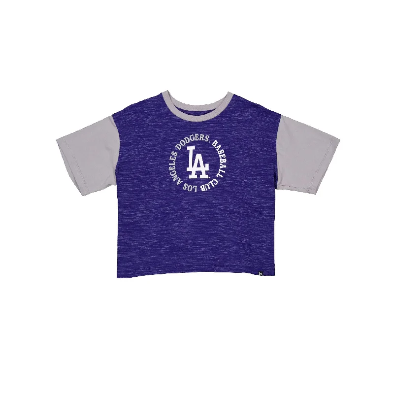 Los Angeles Dodgers Active Women's T-Shirt Houndstooth Herringbone Solid