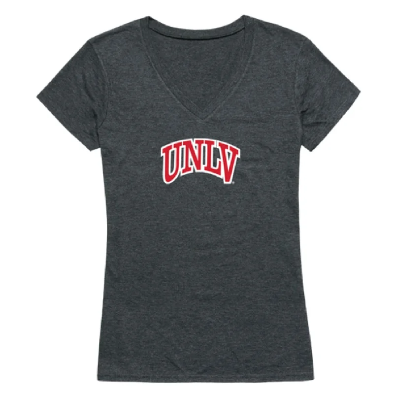 UNLV University of Nevada Las Vegas Rebels Womens Cinder T-Shirt Satin Fabric Silk Fabric Chiffon Fabric