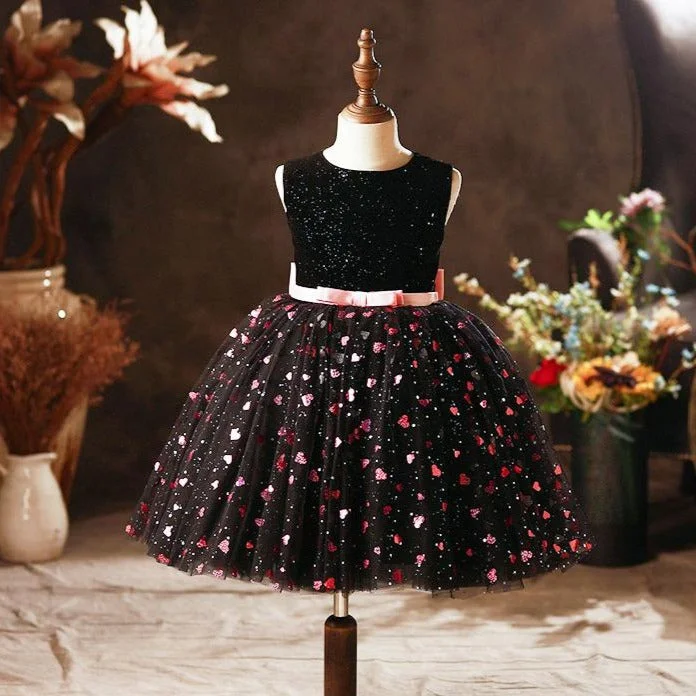 Girls Birthday Formal Dress Baby Girl Christmas Dress Toddler Sequins Puffy Ball Gowns Tunics Gym athletic