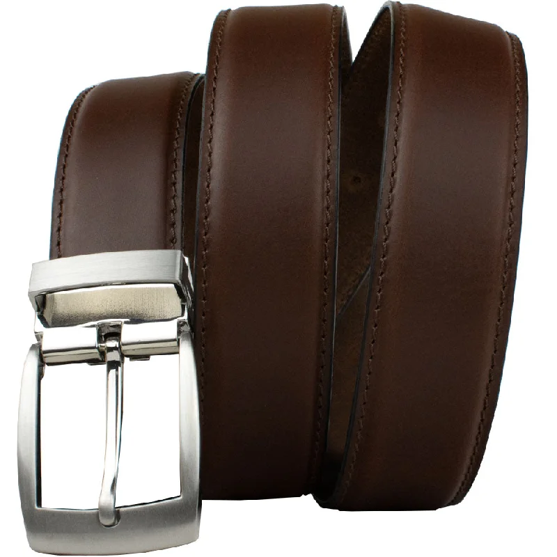 Brown Dress Belt by Nickel Smart® Tunics Designer luxury