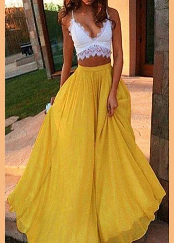 Chiffon pure-color full-skirted holiday beach dress fairy skirt Tunics Versatile stylish