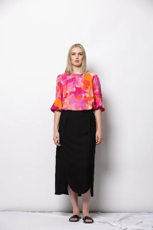 Dressed Axis Skirt - Black Tunics New arrival